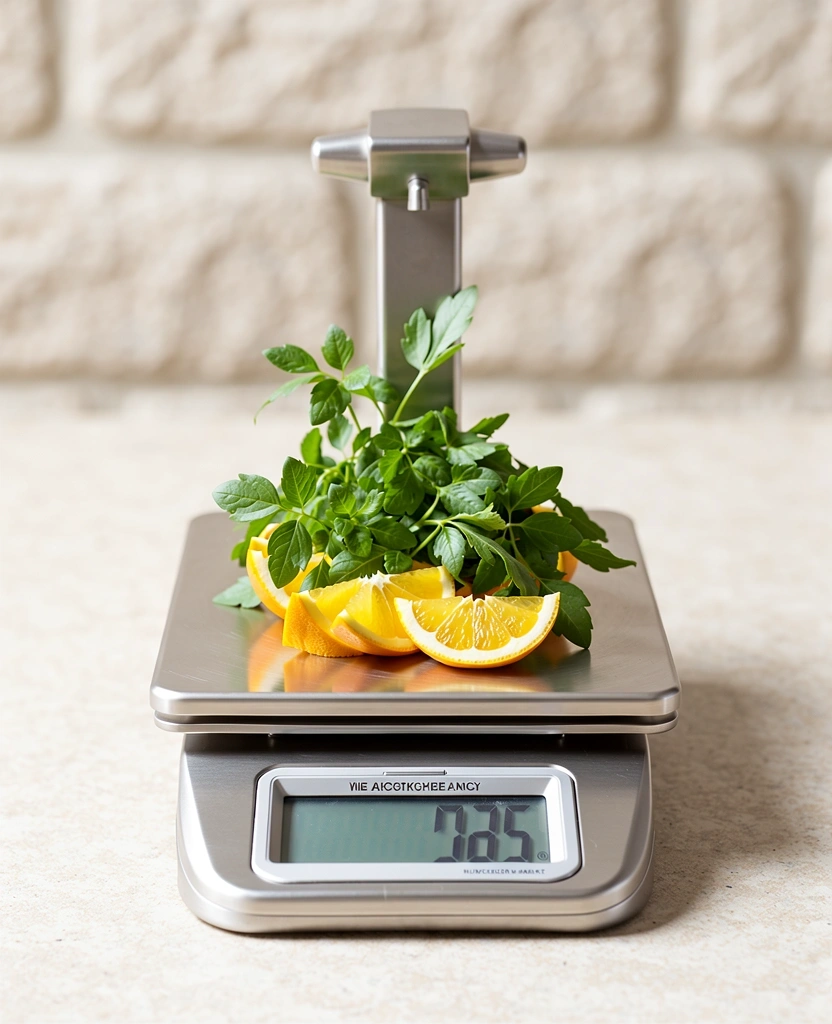 Precision measurement in our Barcelona kitchen